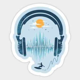 Summer Waves Sticker